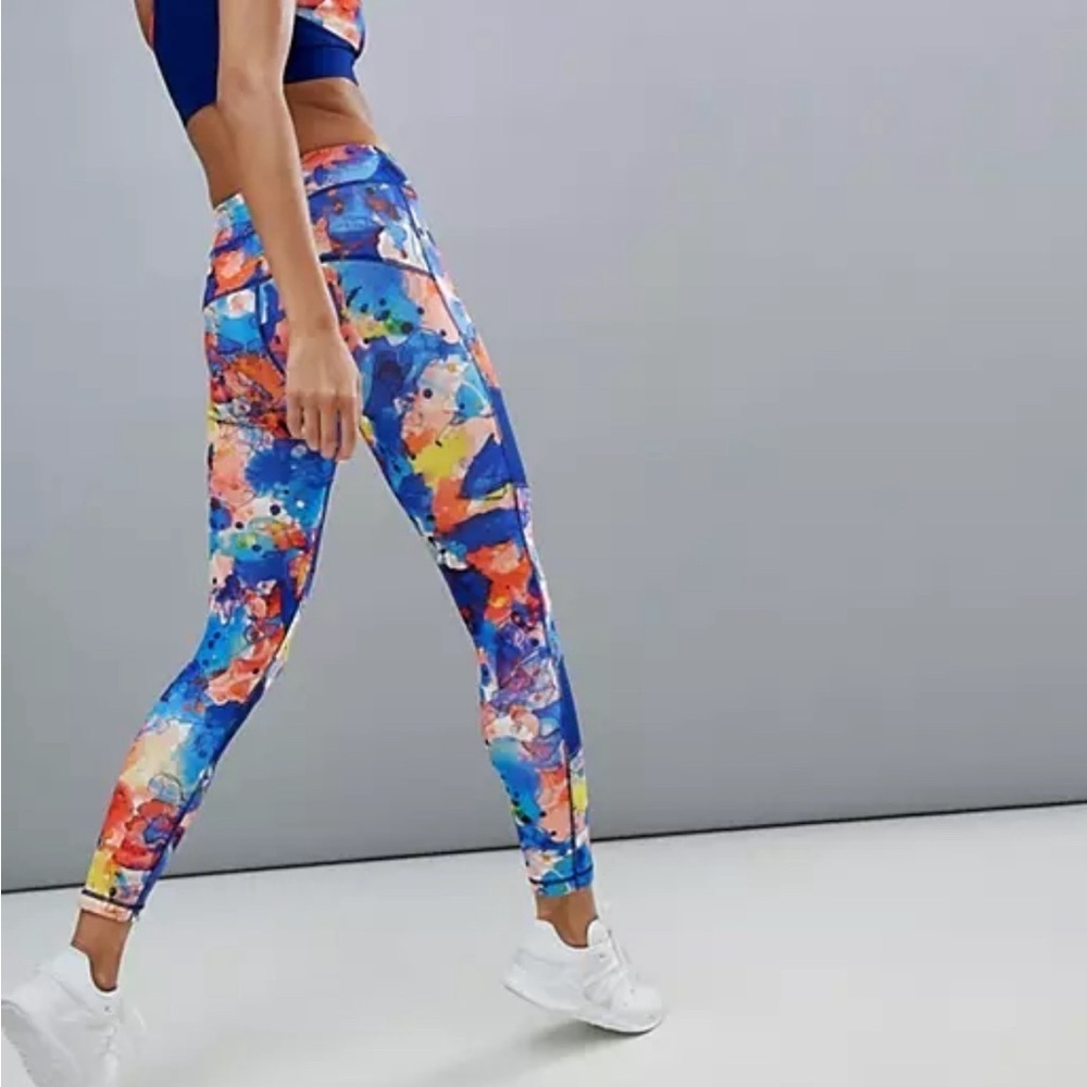 Adidas Performance Training Printed Mesh Panel Le… - image 3